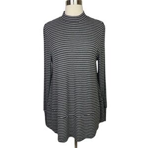 Stitch Fix l Les Serein Mock Neck Striped Top